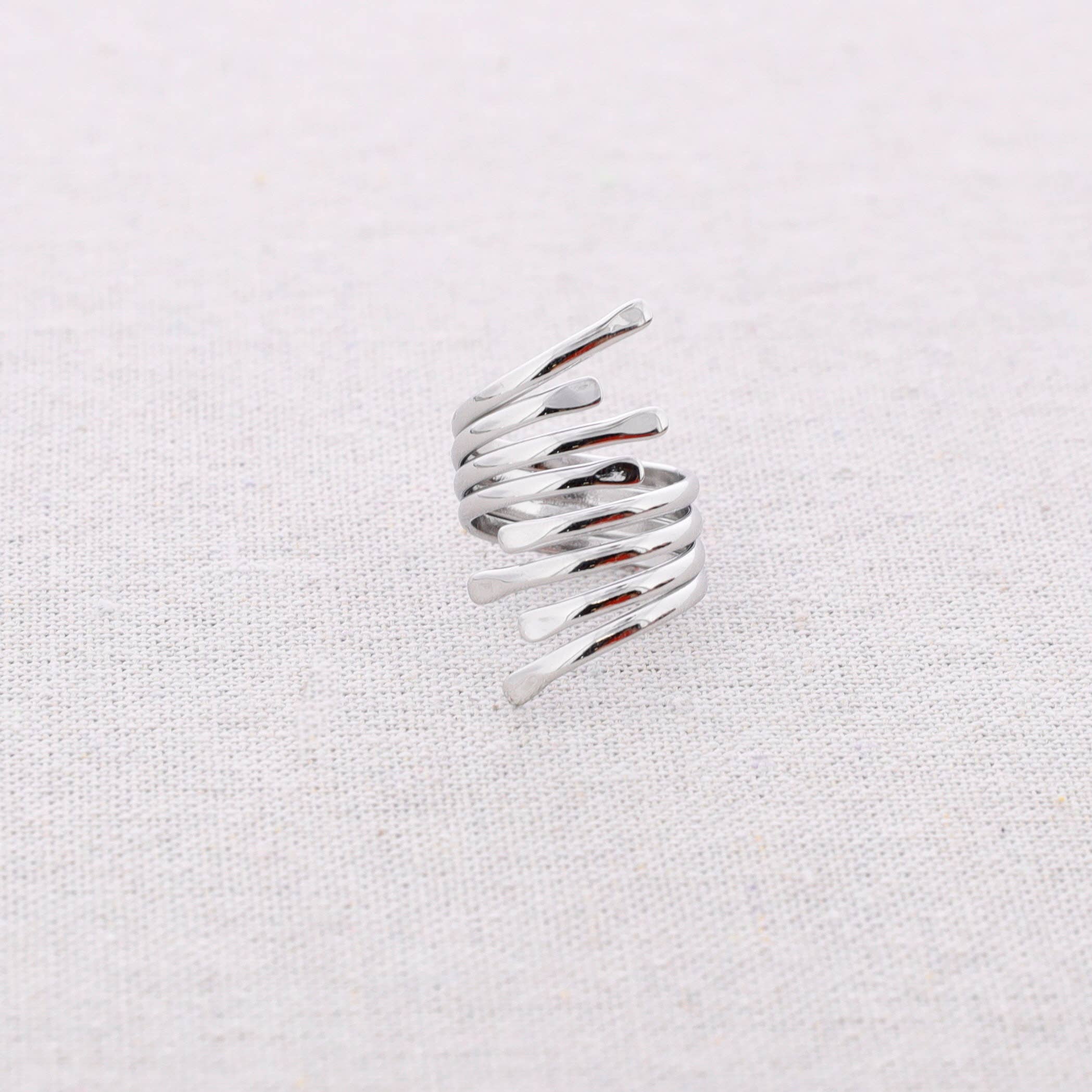 Bague Acier Brindille: Or