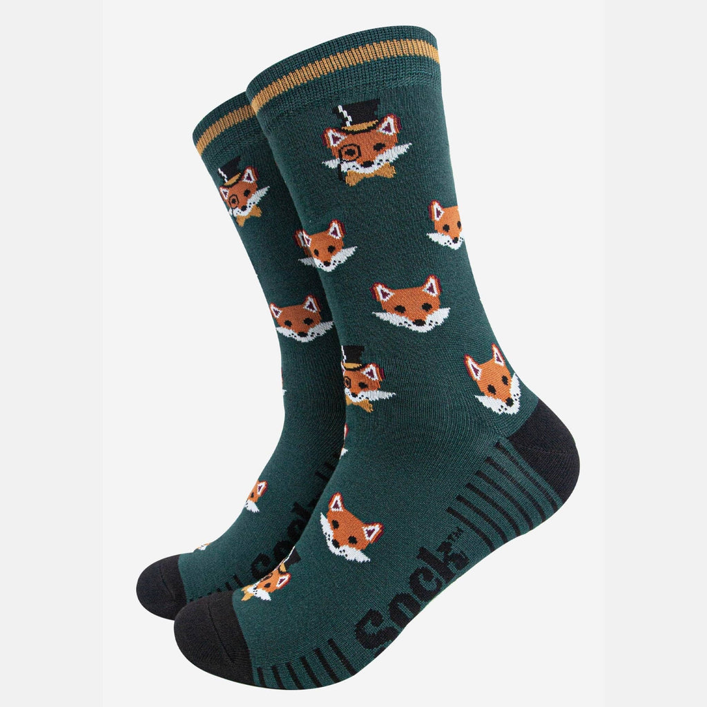 Coffret Cadeau Chaussettes Homme - Bleu Marine, Animaux de la Forêt: UK 7-11 | EU 40.5 -46 | US 8-12