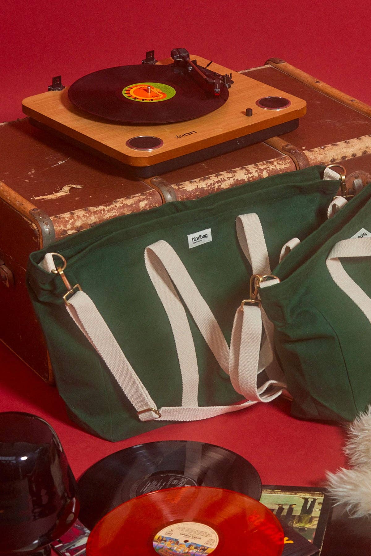 Sac weekend Jean: Olive