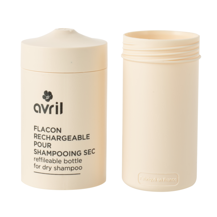 Flacon pour shampooing sec en poudre