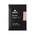 Recharge blush Pêche rosé mat Certifiée bio