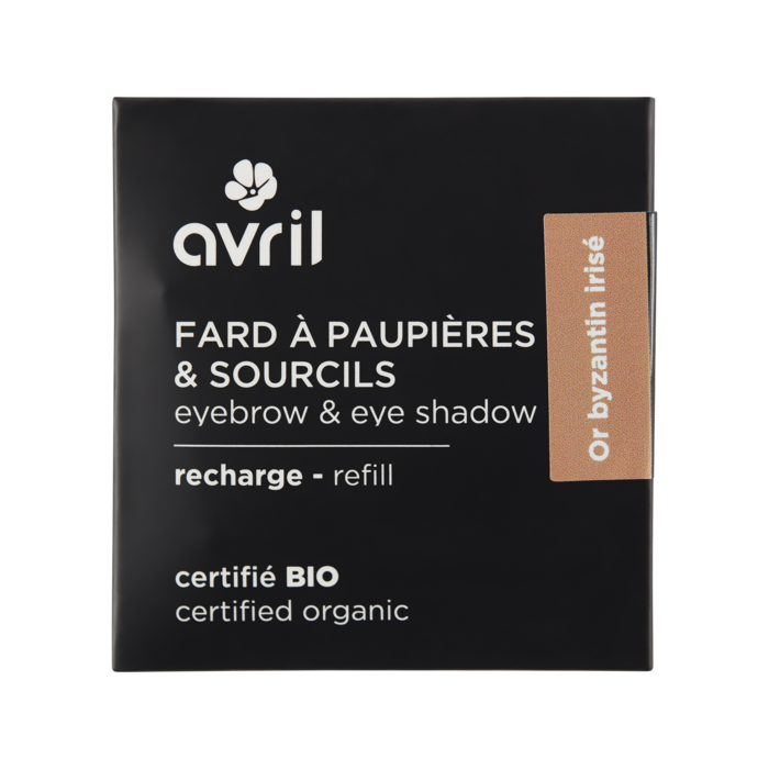 Recharge fard à paupières Or byzantin irisé Certifiée bio