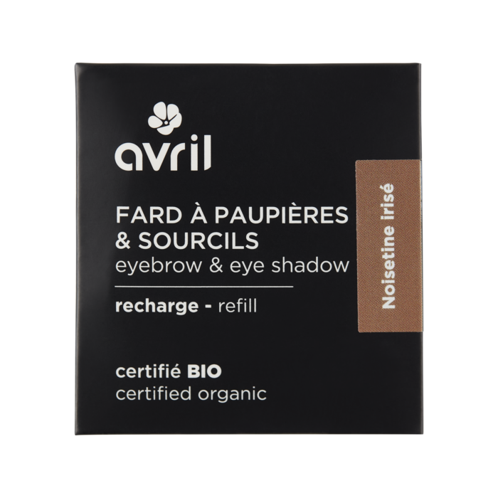 Recharge fard à paupières Noisetine irisé Certifiée bio