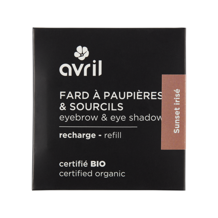 Recharge fard à paupières Sunset irisé Certifiée bio
