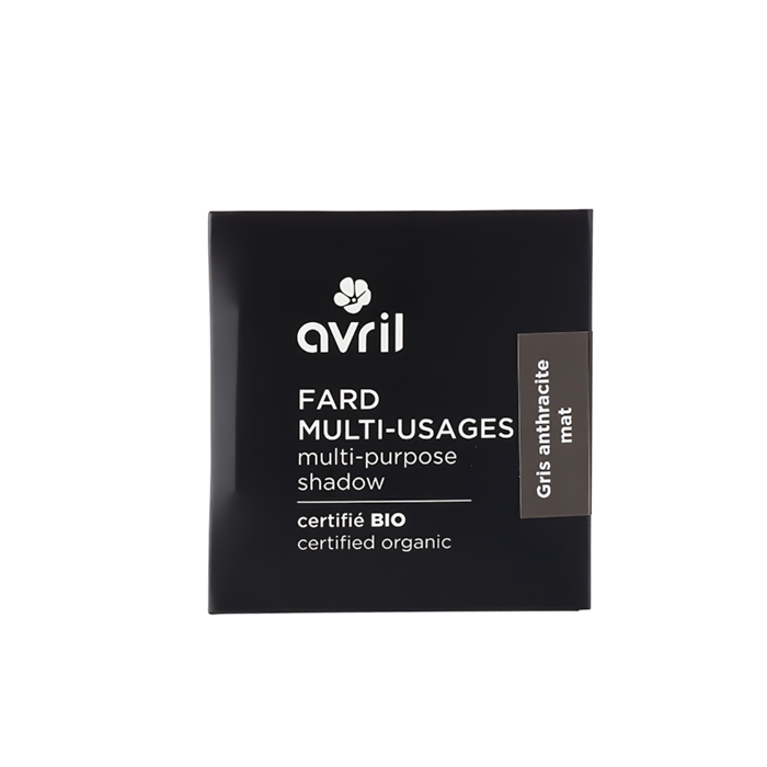 Recharge fard à paupières Gris anthracite mat Certifiée bio