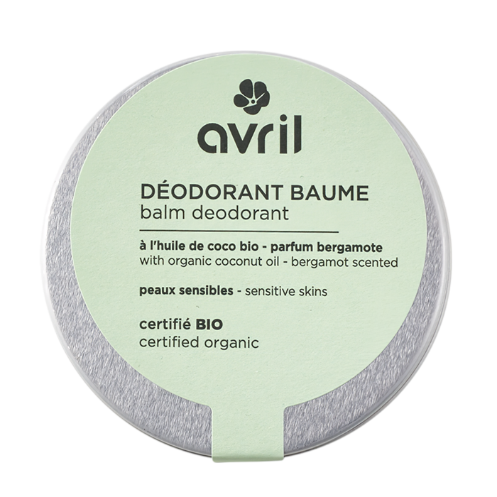 Déodorant baume  peaux sensibles - parfum bergamote 85 g certifié bio