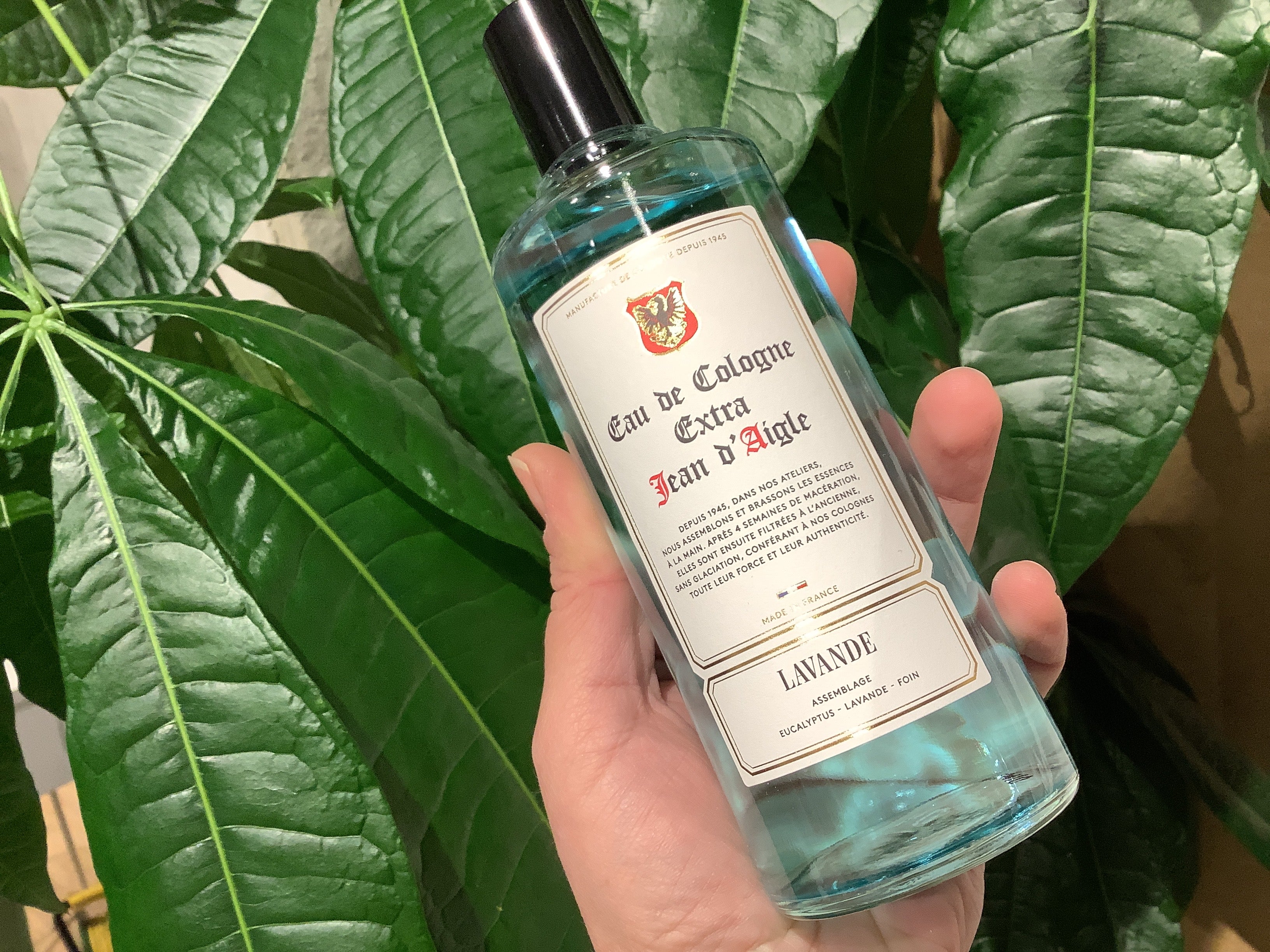 Flacon eau de Cologne extra Jean d’Aigle Lavande