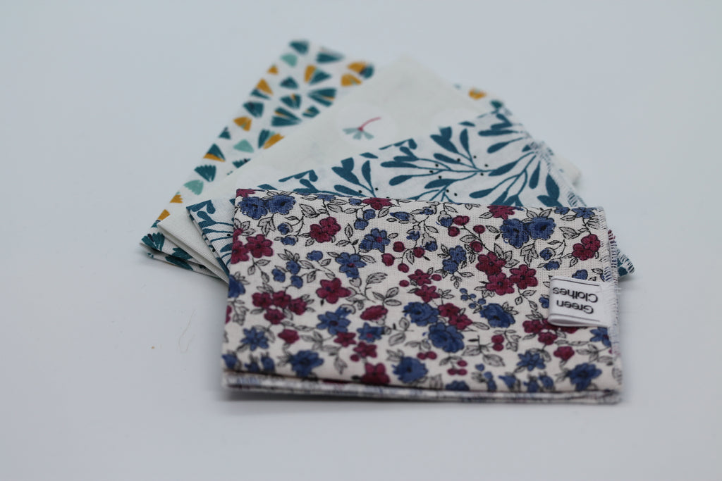 Lot 4 mouchoirs taille M