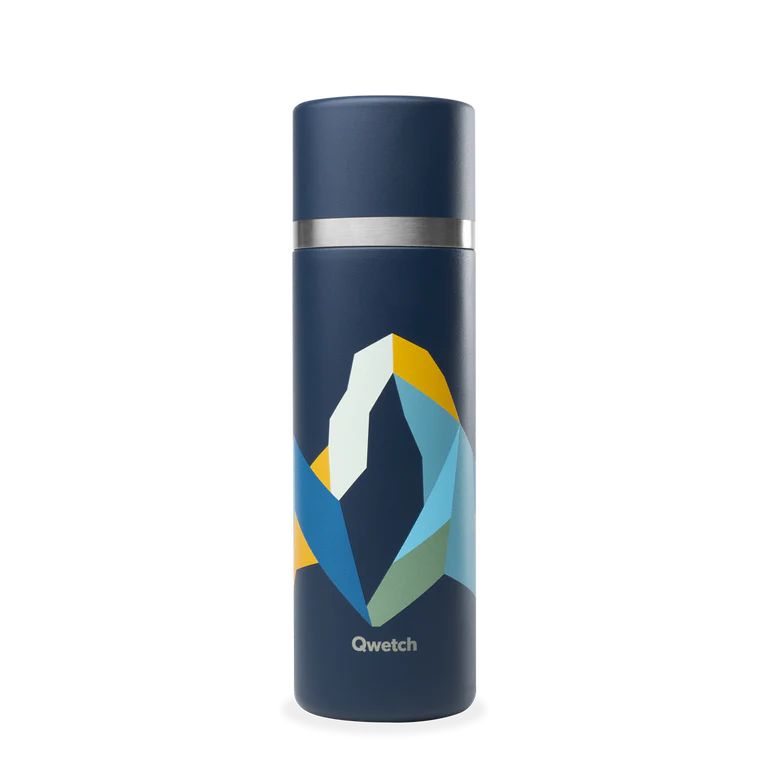 Thermo inox isotherme - altitude - bleu marine - 750ml