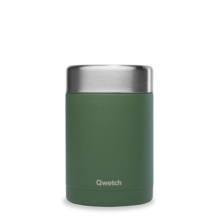 Boîte repas isotherme inox - granite - kaki - 600ml