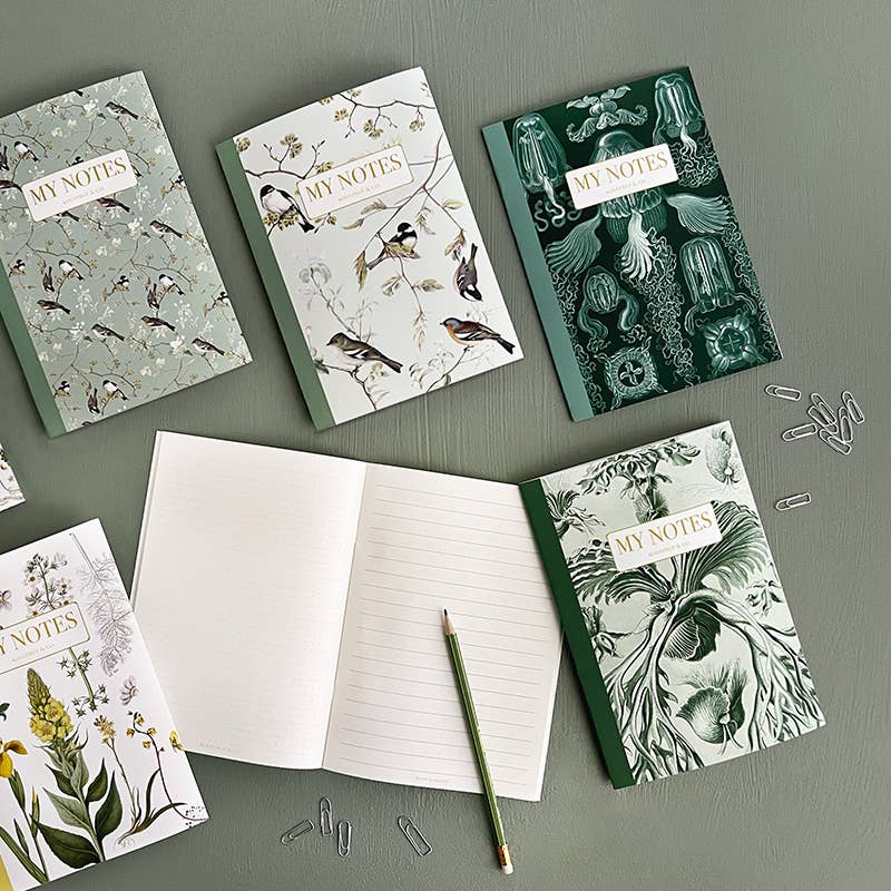 Oiseaux de Jardin - Carnet de Notes - Fabriqué au Danemark