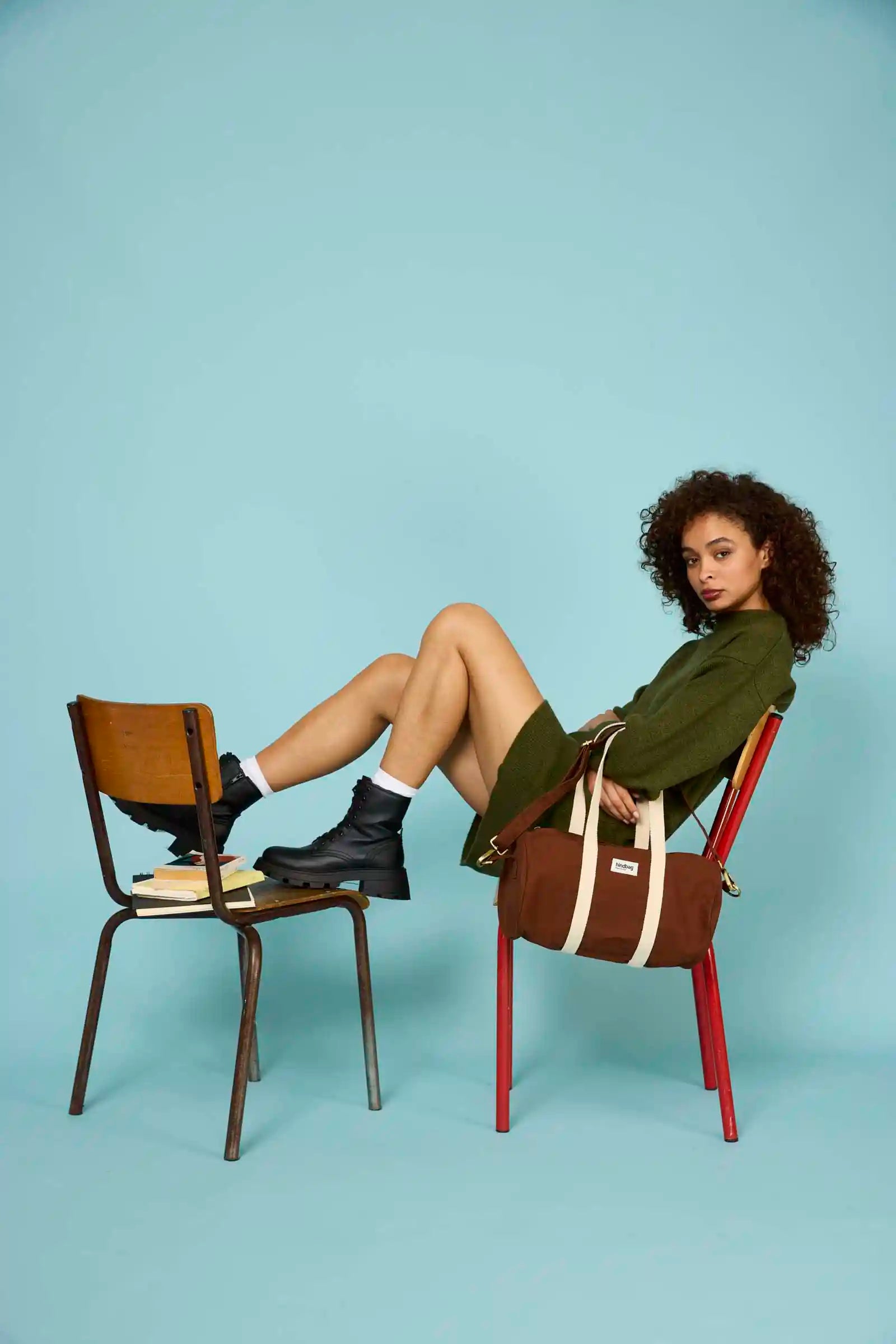 Mini sac polochon Simon: Chocolat