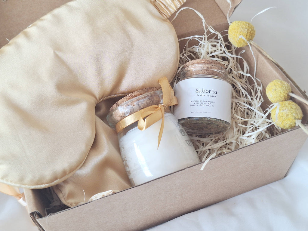 Coffret cadeau bougies en soja "Tu mérites ce que tu rêves..": Français