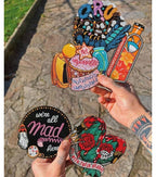 Patch Joyeux Non-Anniversaire Chapelier Fou par la barbuda