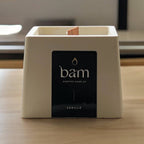 BAM - Bougie parfumée VANILLE - Collection SQUARE