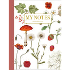 Floral rouge - Carnet de notes - Fabriqué au Danemark