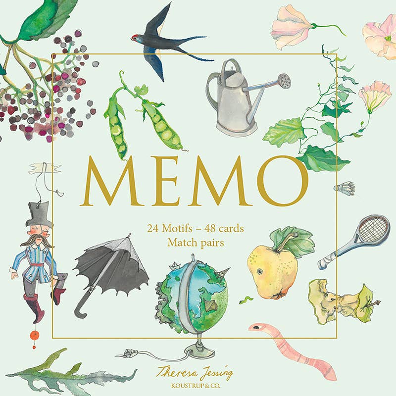 Jeu de mémoire – Joies du jardin. Fabriqué en Europe