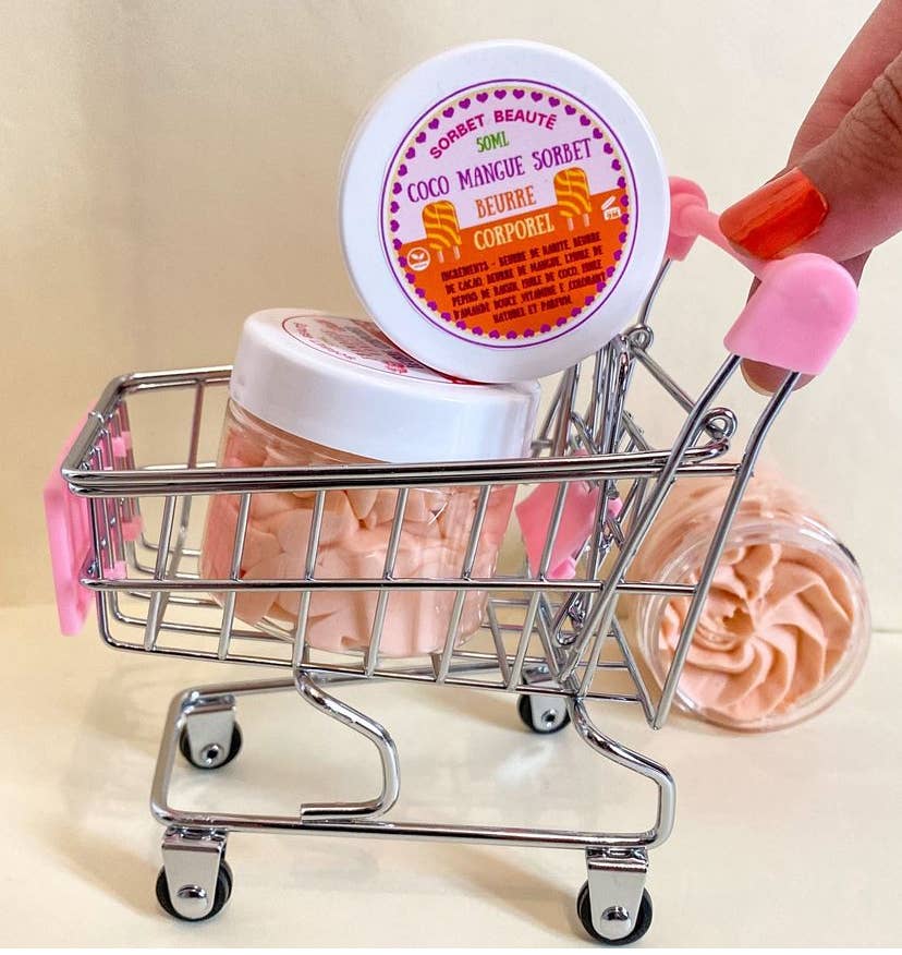 Beurre corporel fouetté/Chantilly de karité 50ml: Strawberry shake