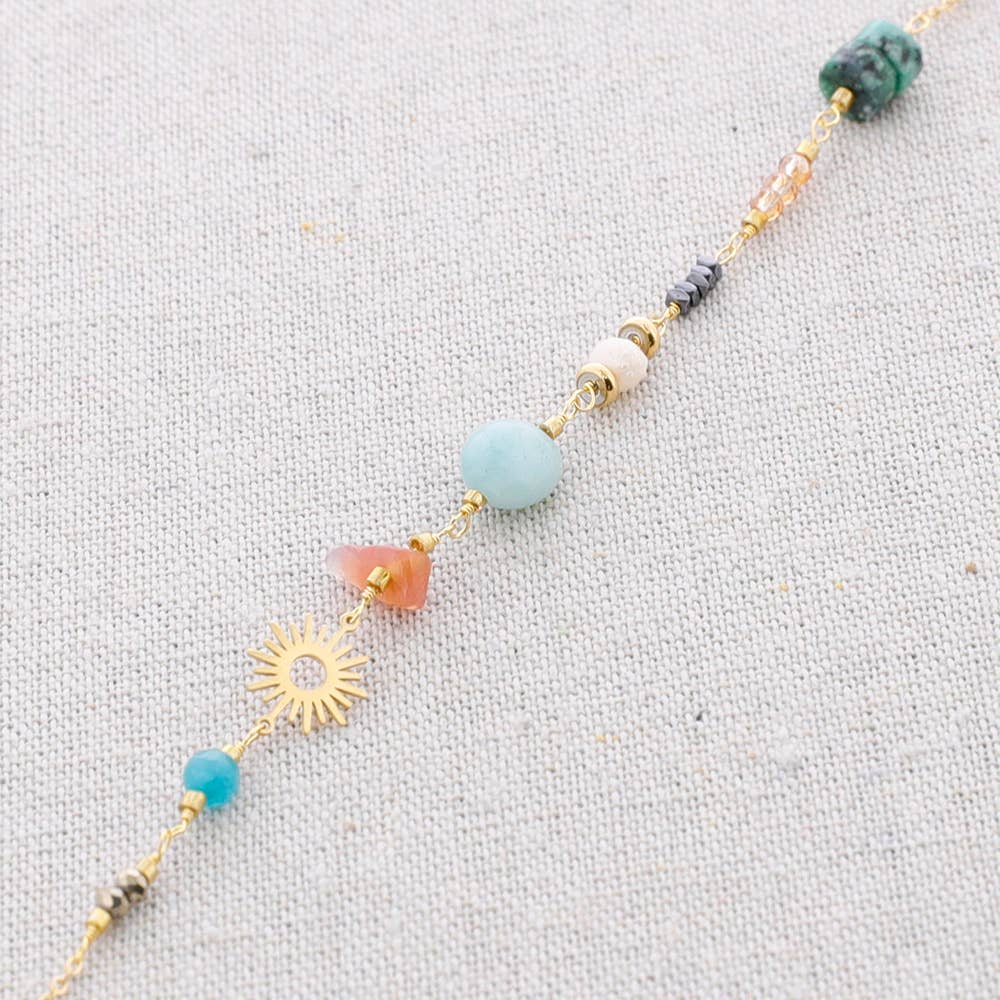 Collier en acier Piedras Soles: Combiné 3