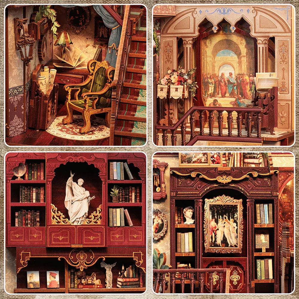 Library of Wisdom - Book Nook CUTEBEE