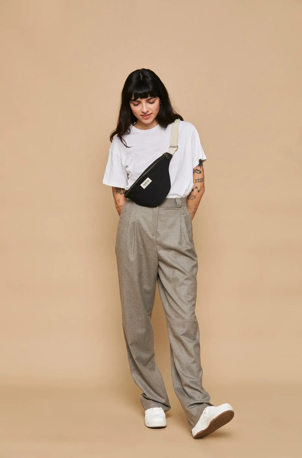 Sac banane Olivia: Denim bleu