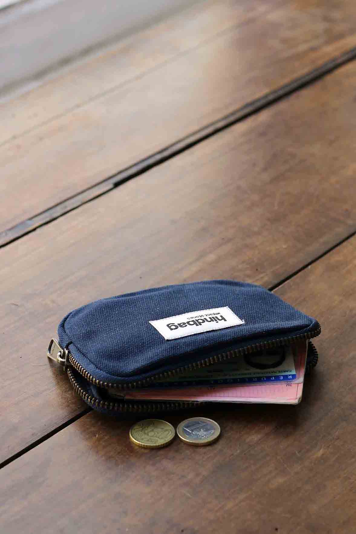 Porte-monnaie Lili: Denim gris