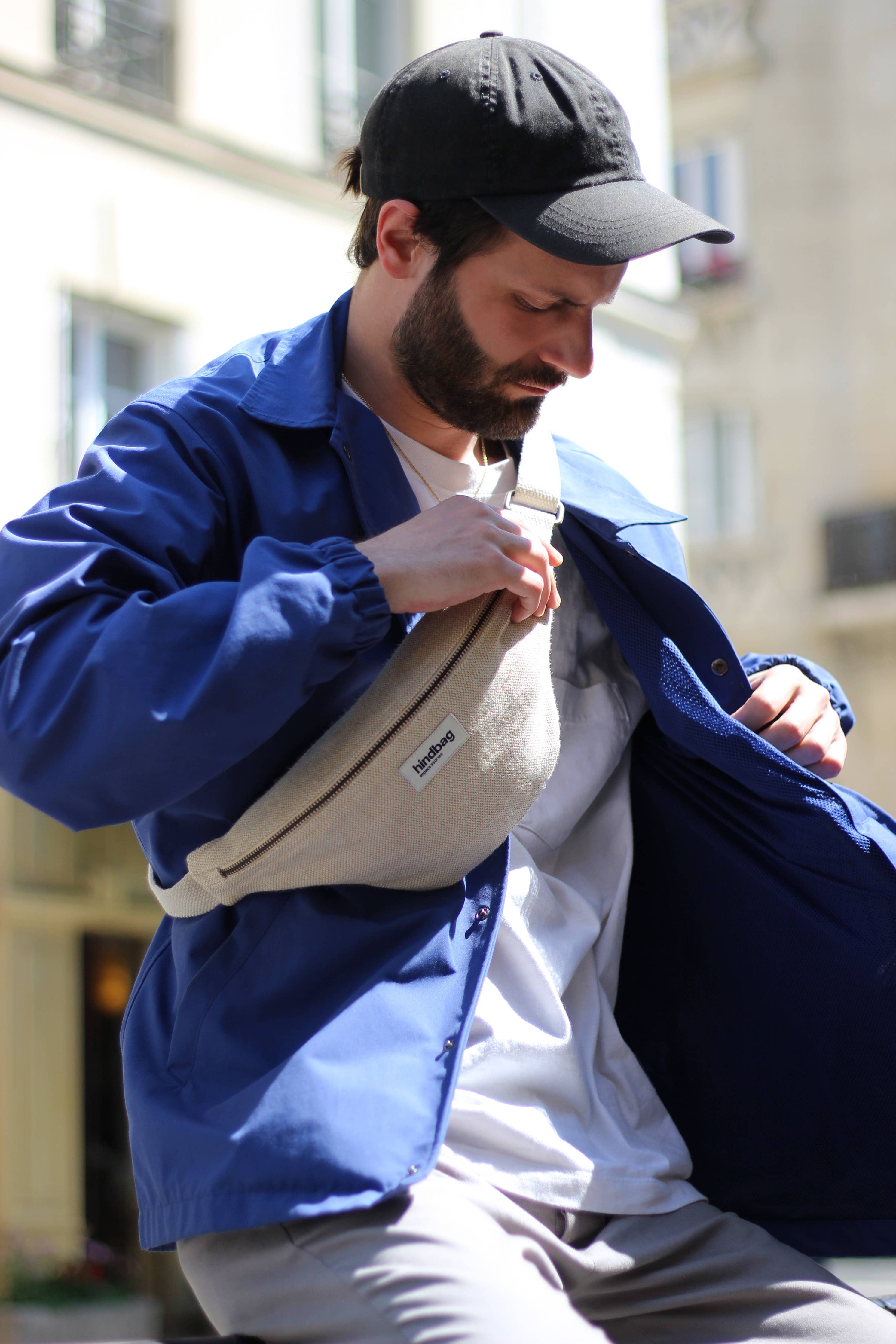 Sac banane Sasha: Bleu électrique