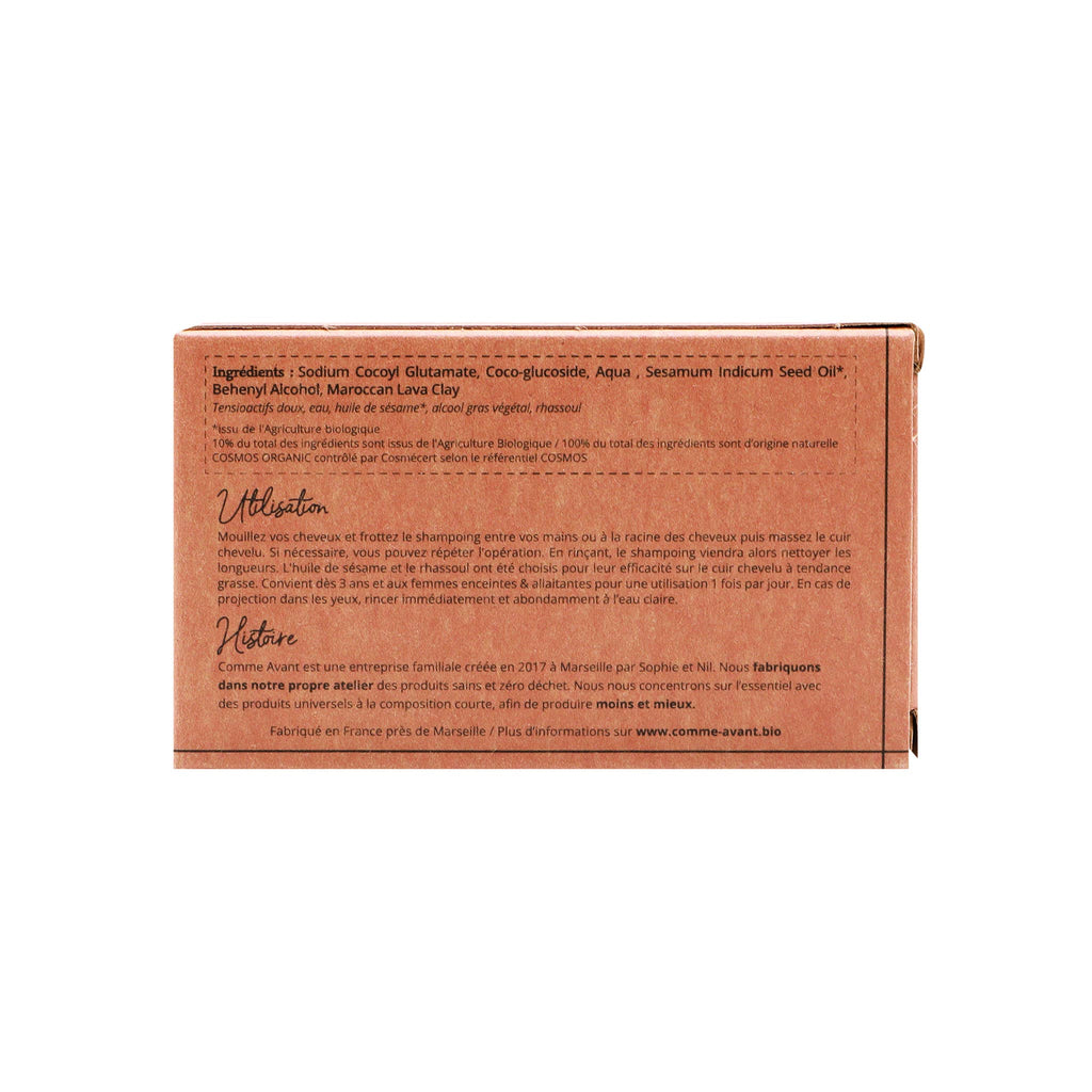 Shampoing solide à l'huile de sésame (Cheveux gras)