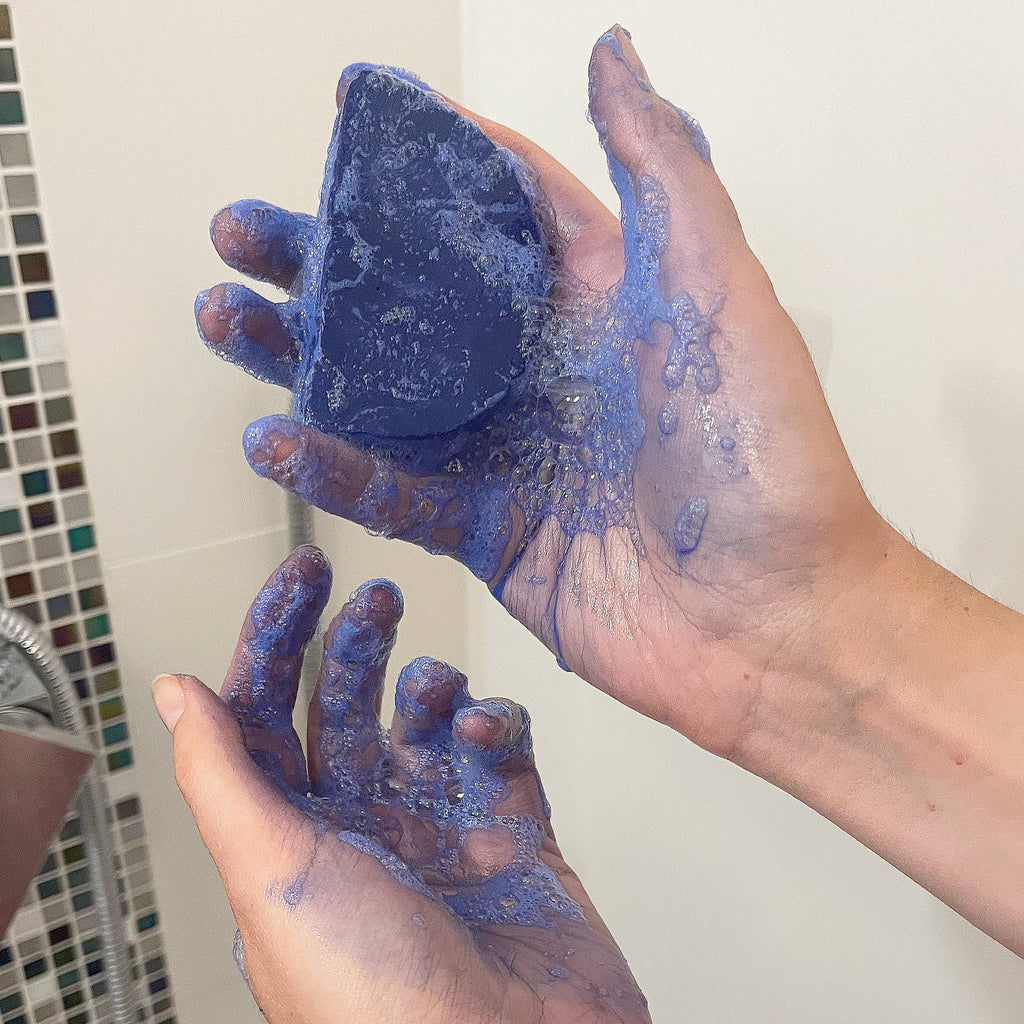 Shampoing aux pigments bleu Ultramarine Cheveux blond/blanc