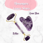 Pack masseur Gua Sha - Rouleau de Jade
