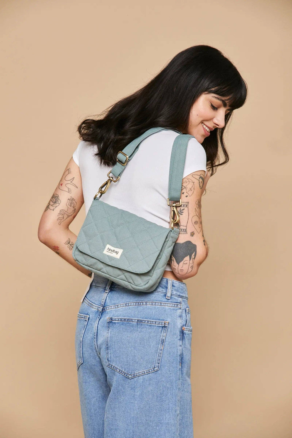 Sac matelassé Margault: Noir