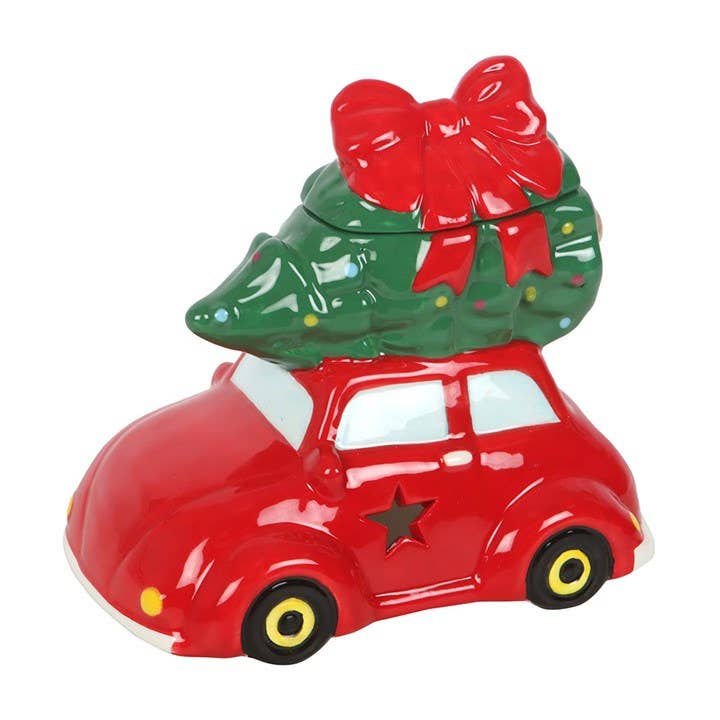 Brûleur d'huile Voiture Classique avec Sapin de Noël