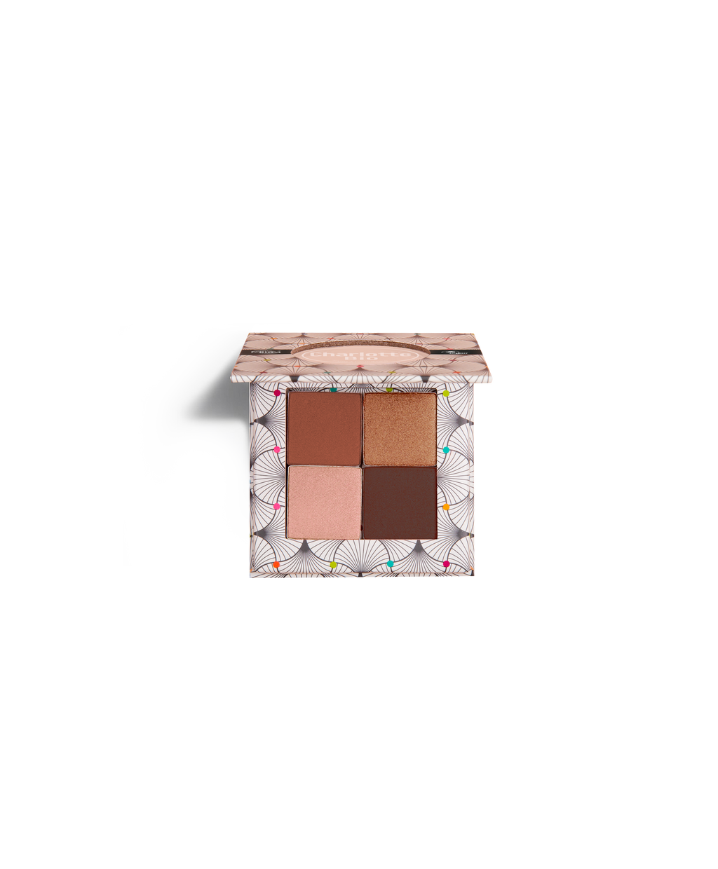 Palette fards à paupière 4 teintes Bio: Nude brun