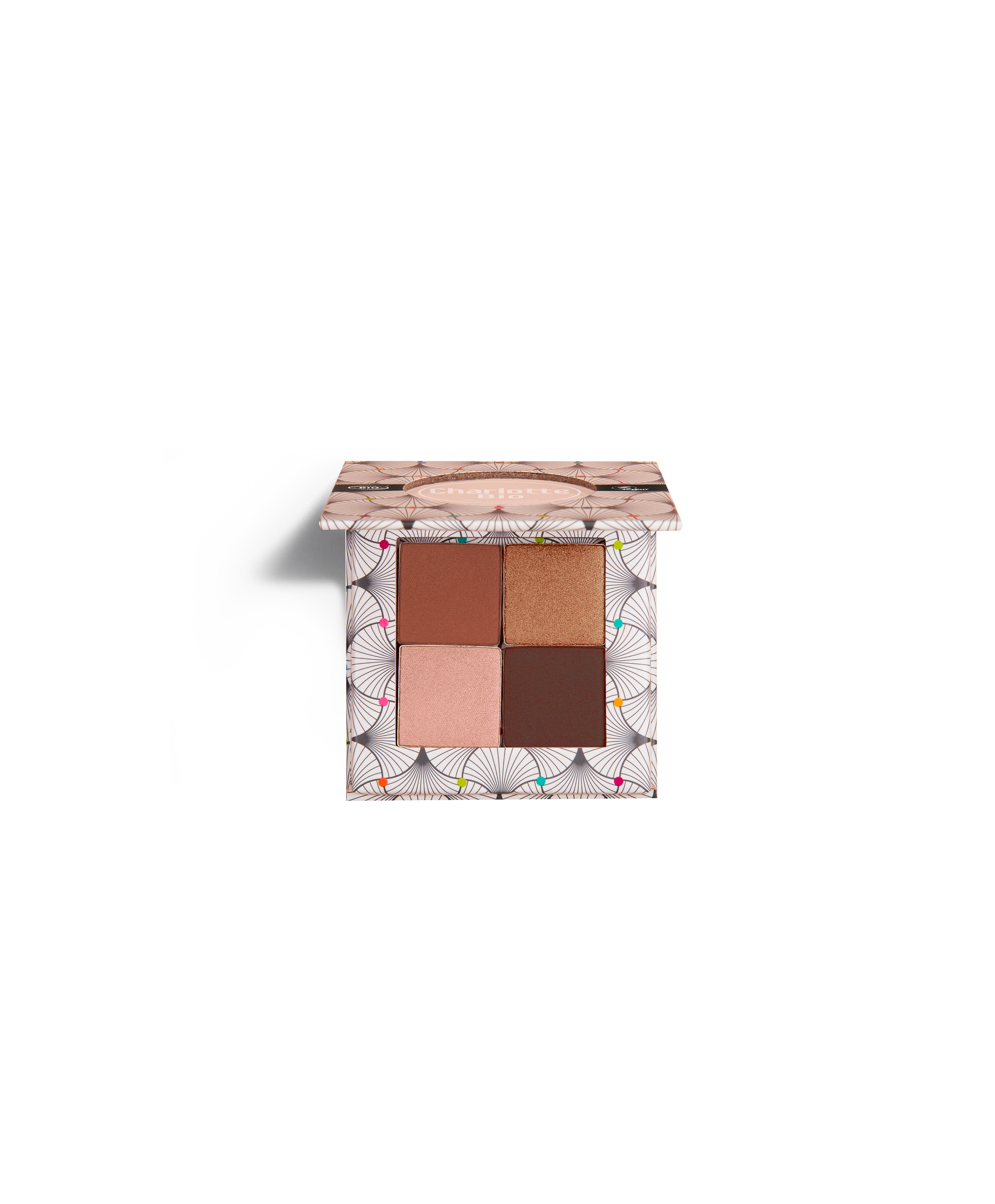 Palette fards à paupière 4 teintes Bio: Luxury