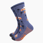 Coffret Cadeau de Chaussettes en Bambou pour Hommes - Aventures en Camping-Car: ROYAUME-UNI 7-11 | EU 40,5-46 | ÉTATS-UNIS 8-12