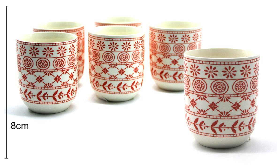 Tasses en céramique 8x6,5 cm #07