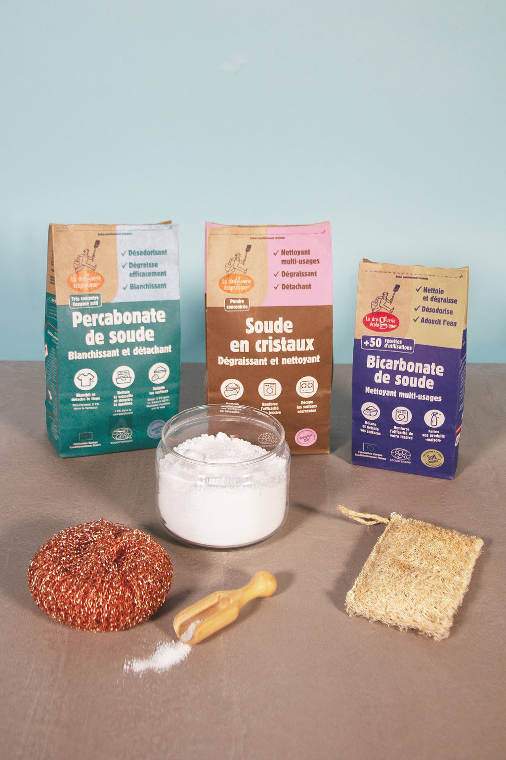 Percarbonate De Soude 1kg Blanchissant Écologique - La Droguerie