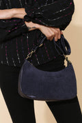 Sac ELEANORE VELOURS - 4134: Marine