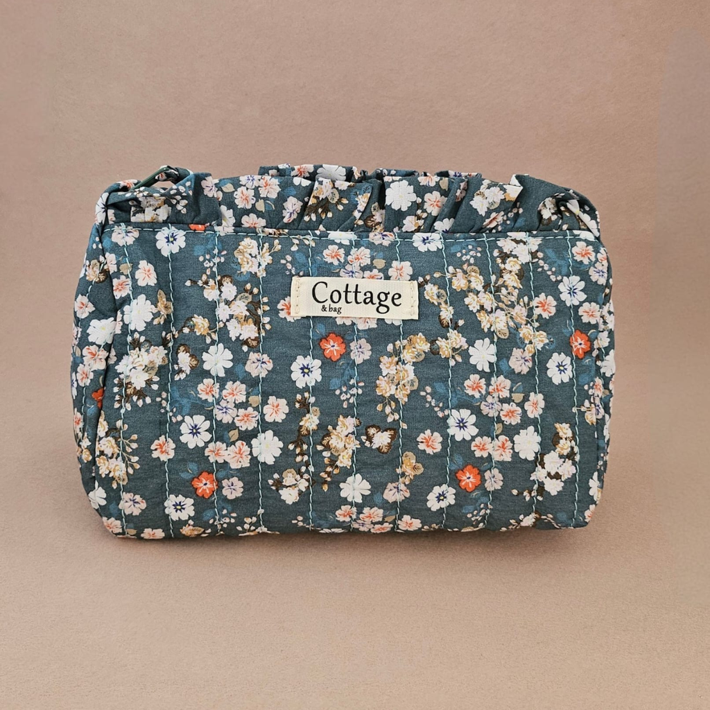 Trousse maquillage froufrou 100 % coton