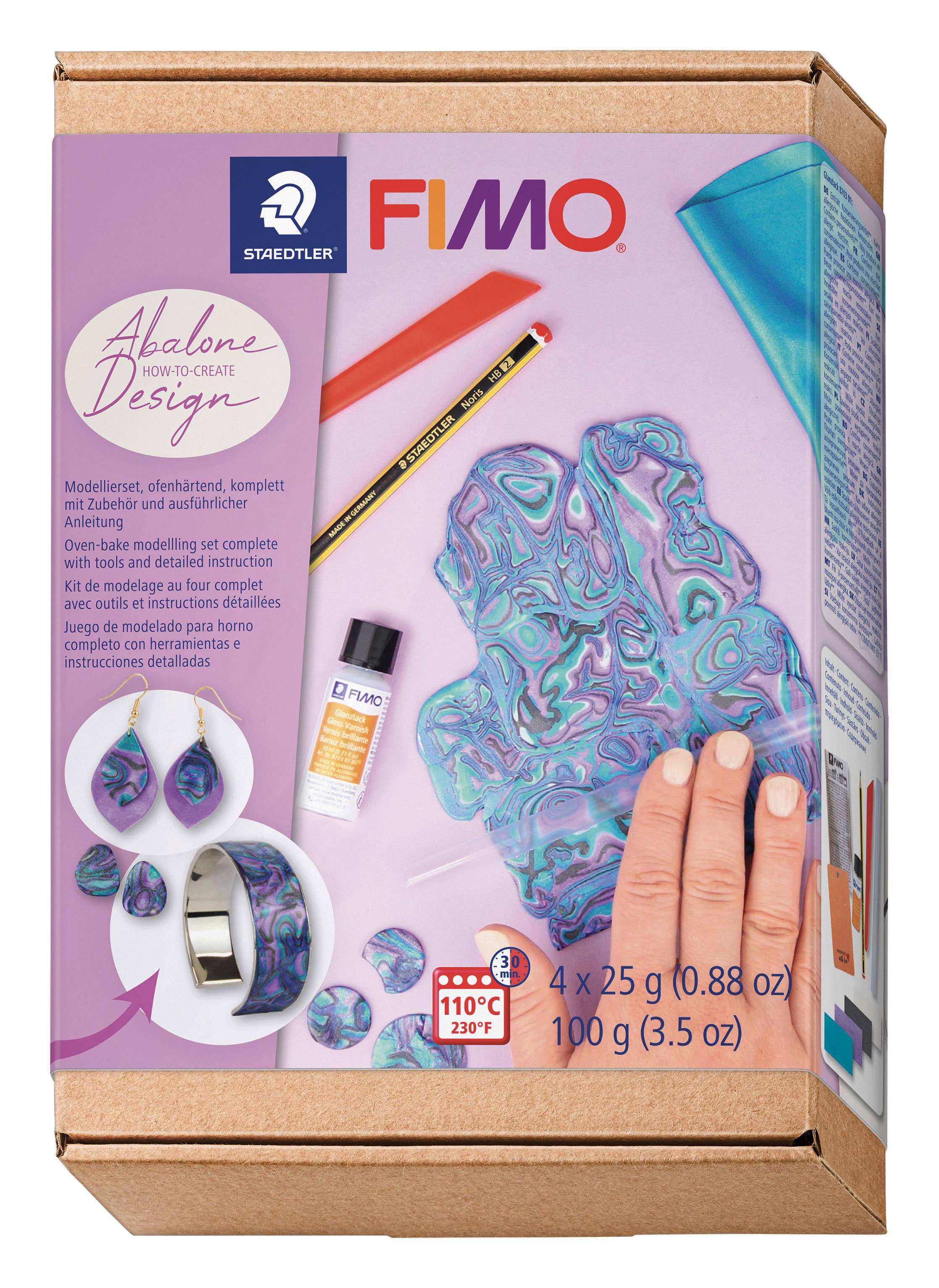 COFFRET FIMO EFFET ABALONE