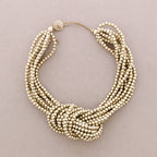 Collier Ras du Cou Nœud Perles Résine (B): Rouge