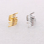 Bague Acier Brindille: Or