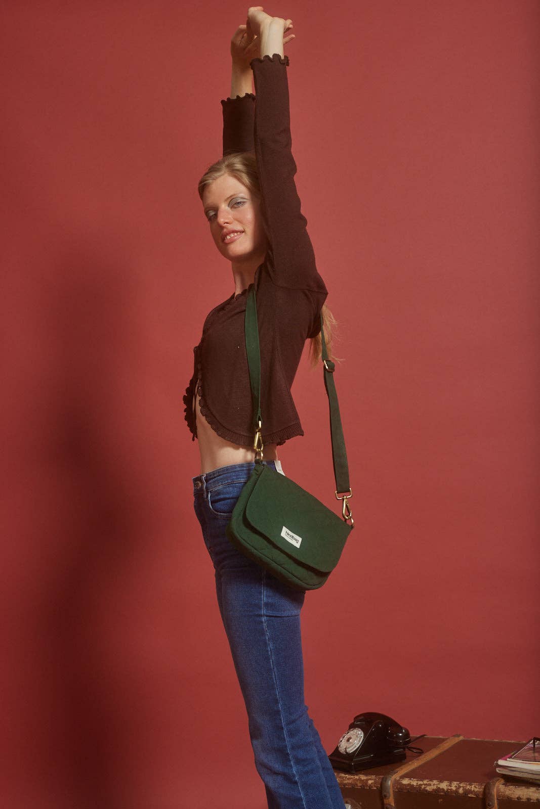 Sac matelassé Margault: Sauge