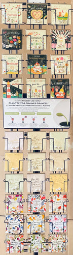 FG02- Carte et 2 graines gravées à planter
