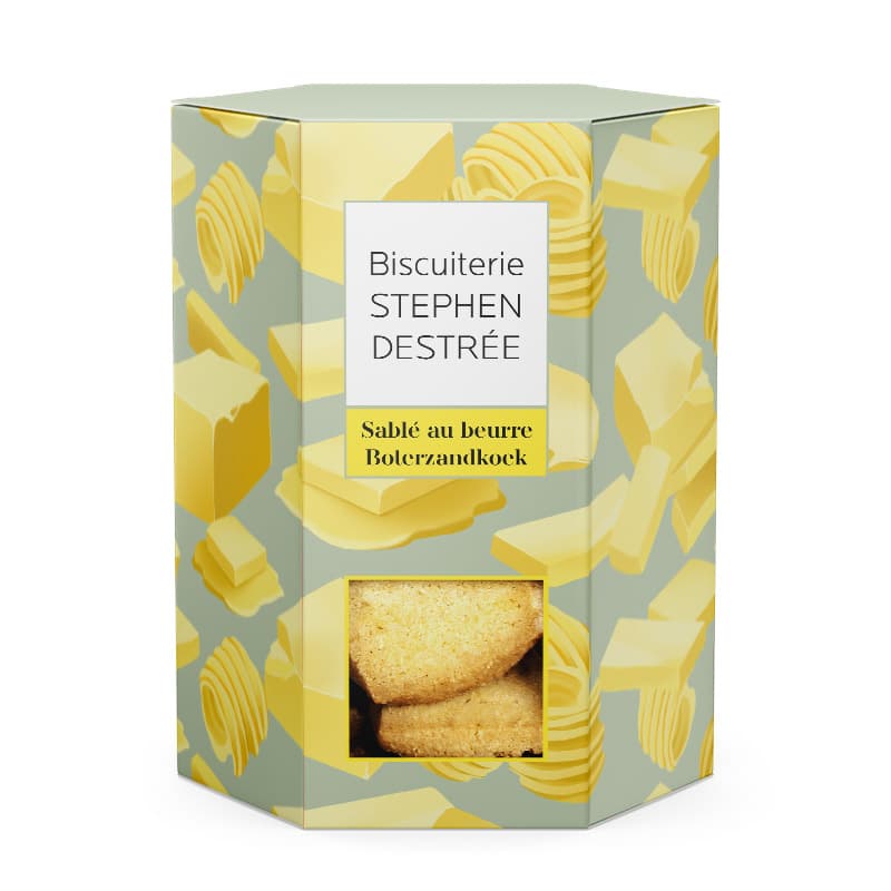 Boite de biscuits Sablé au Beurre - 100g