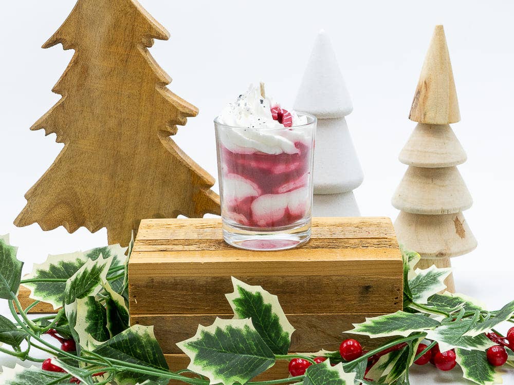 Bougie gourmande sucre d’orge - Noël