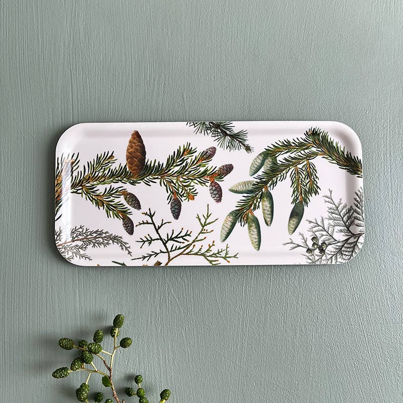Pins - plateau de service en bois 32x15 cm - Fabriqué en Europe
