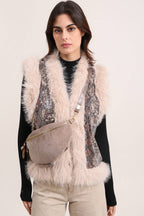 Sac ROSA VELOURS - 4135: Marine