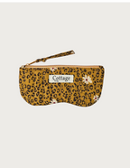 Porte lunette  100 % coton  : Champetre bleu