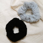 Lot de 2 chouchou sherpa: Kaki & Ecru